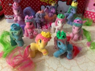 【健达建达奇趣蛋出奇蛋玩具】植绒毛绒小马宝莉做工精致非健达牌