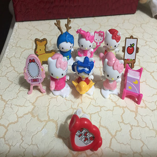 【健达建达奇趣蛋出奇蛋玩具】奇趣蛋hellokitty猫玩具摆件