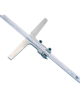 日本中村深度游标卡尺KANON刻度卡尺长基座深度卡尺LSDM20x20