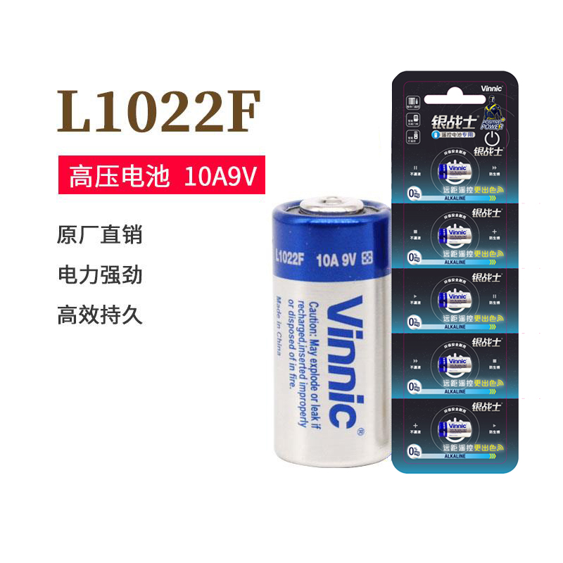 单节10A9V1022防盗钥匙电池
