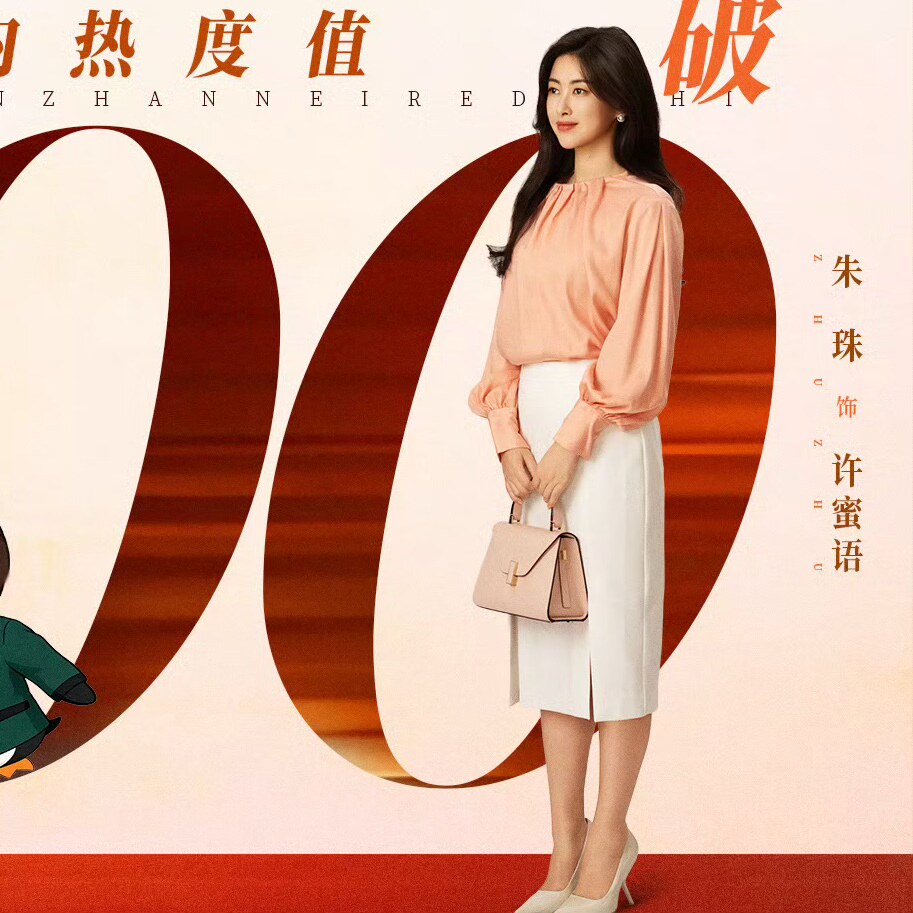 欧洲蜜语纪朱珠许蜜语同款橘粉色灯笼袖衬衫女法式温柔风职业通勤