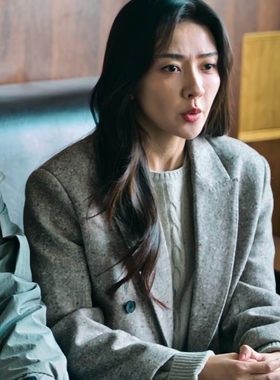 原版罚罪2梁洁文江燕同款西装外套秋冬翻领西服上衣女衣服潮