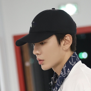 巴黎合伙人毕雯珺同款帽子男女ins字母印花鸭舌帽棒球帽百搭潮