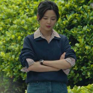 欧洲女神蒙上眼辛芷蕾唐盈盈同款卫衣春秋翻领上衣半身裙女衣服潮