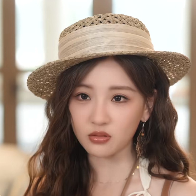 短剧偏偏偏爱你邓灵枢姜云枝同款帽子女ins平顶礼帽草编织草帽潮