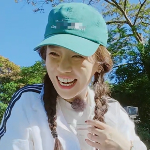 花儿与少年7马思纯同款帽子男女ins字母印花鸭舌帽棒球帽百搭潮