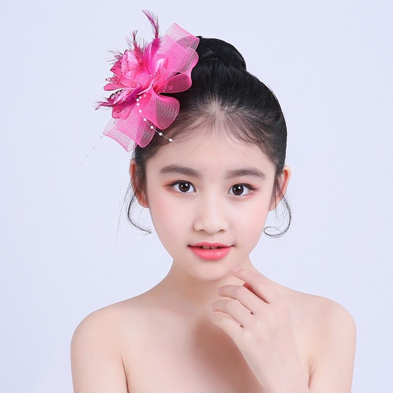 儿童表演舞蹈发饰女头花舞洱美