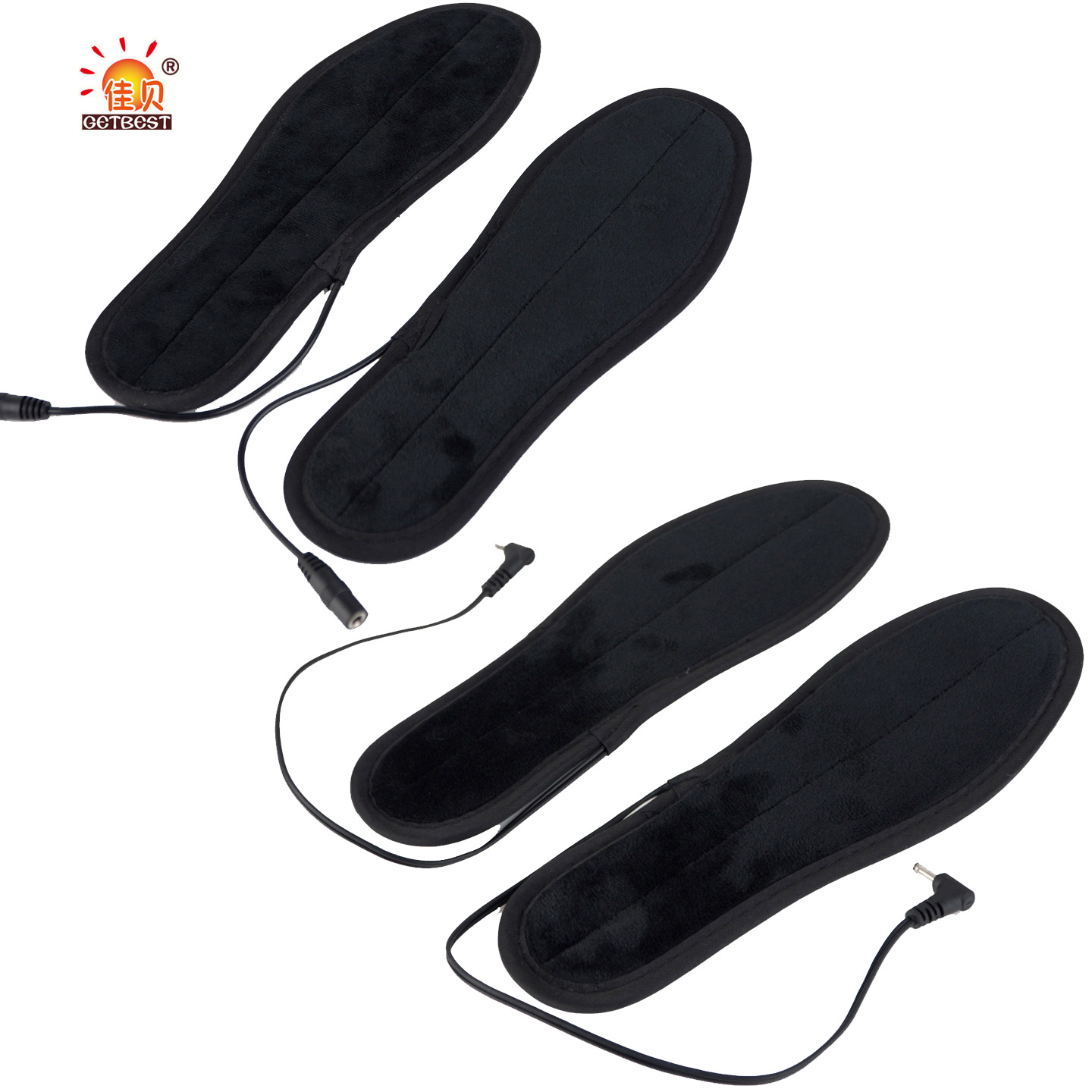 佳贝明爱锂电池USB调温充电鞋垫