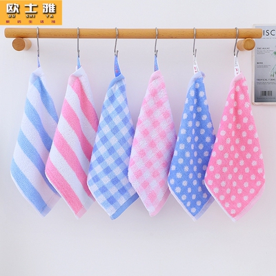 幼儿园小毛巾纯棉洗脸小方巾