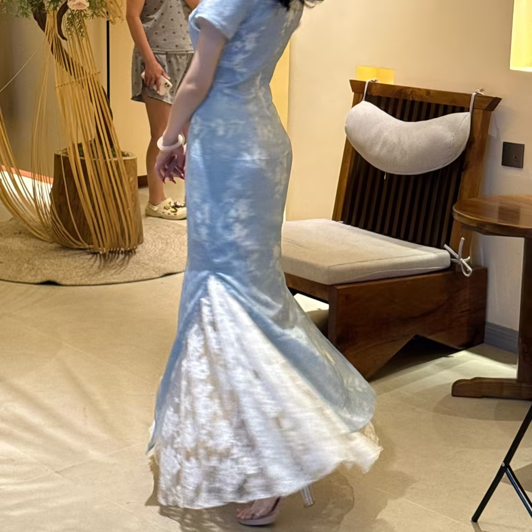 画报夫人原创自制国风夏季超大裙摆蕾丝白色衬裙