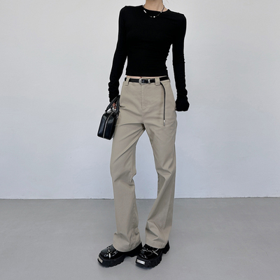 立体裁剪设计师款高腰显瘦