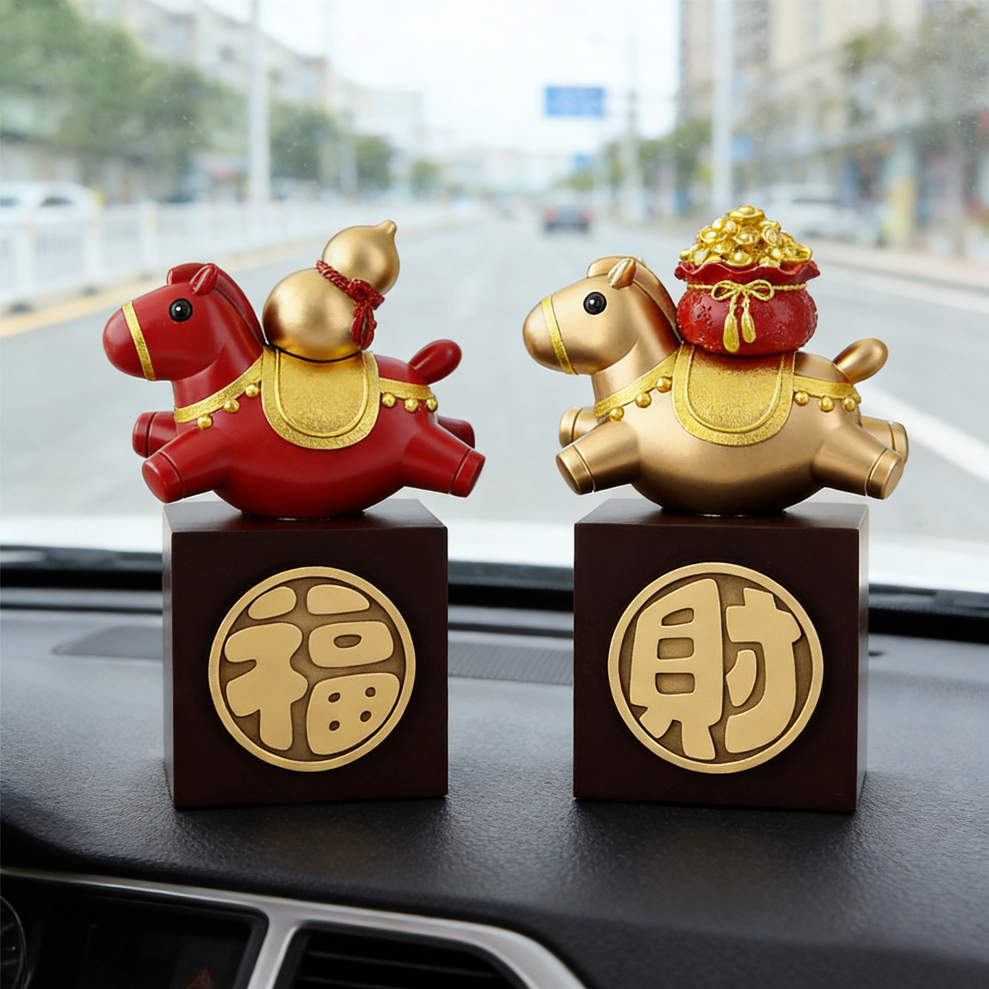 金元宝马上有钱招财摆件2026马年车载中控台装饰解压治愈新年礼物,汽车用品/电子/清洗/改装,摆件,淘宝优惠券,粉丝福利购,淘宝优惠卷