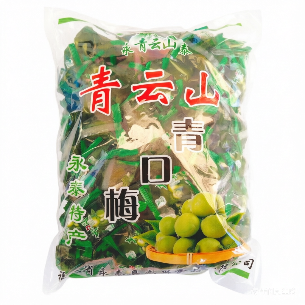 永泰青口梅脆梅青云山青梅爽口梅腌制开胃梅果蜜饯酸甜零食
