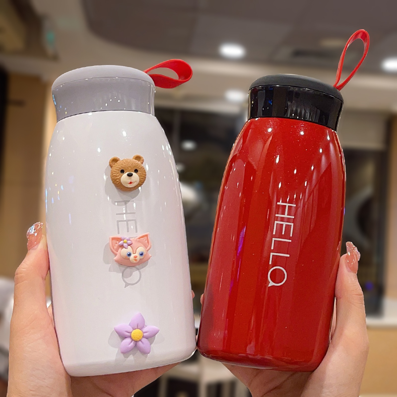 艾可思正品简约304不锈钢保温杯