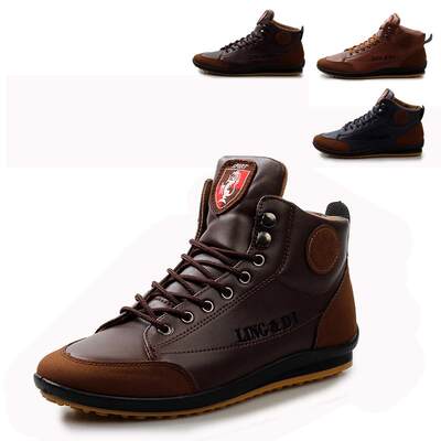 Men Casual Sneaker Lace up Shoes Flat Shoe man boots 45 46