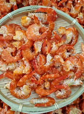 汕尾九节虾仁大号海虾米无盐干货