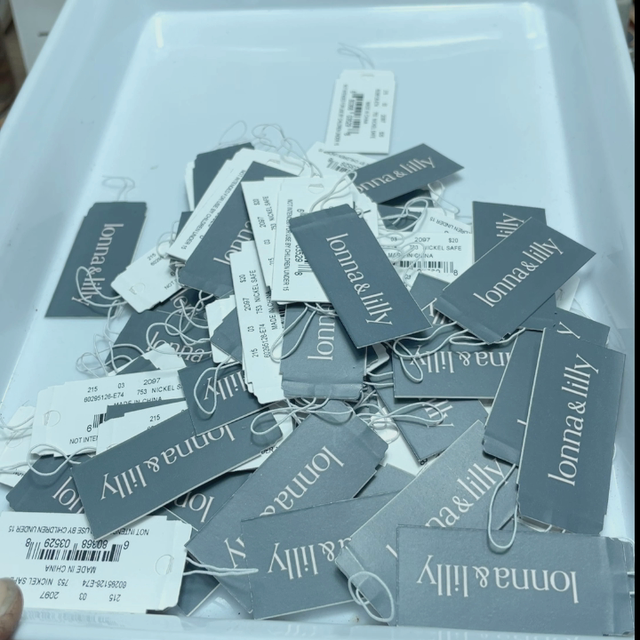 青岛外贸饰品配件品牌卡纸100张手镯手链项链戒指吊牌卡片K11