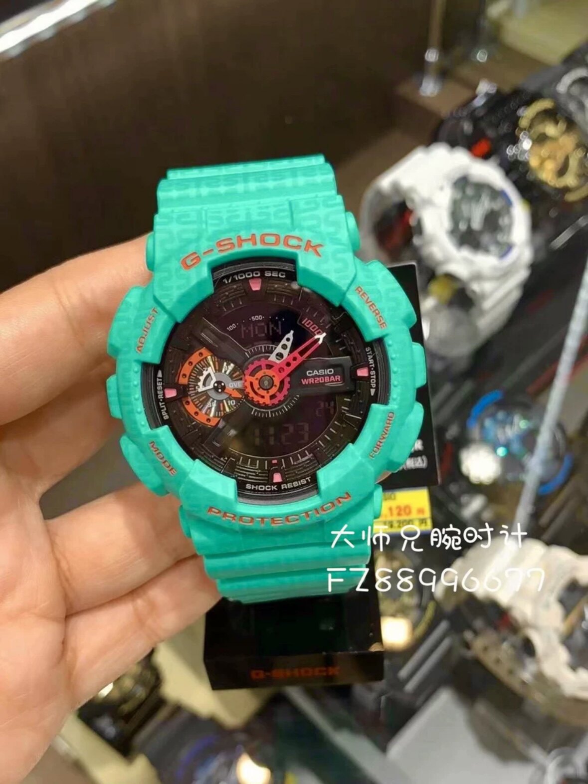 日本 限定三国志g-shock绝版联名手表 casio卡西欧五虎将黄忠款