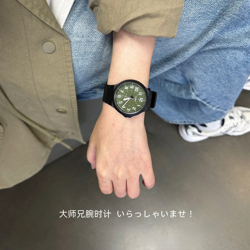 卡西欧数字大表盘静音学生手表