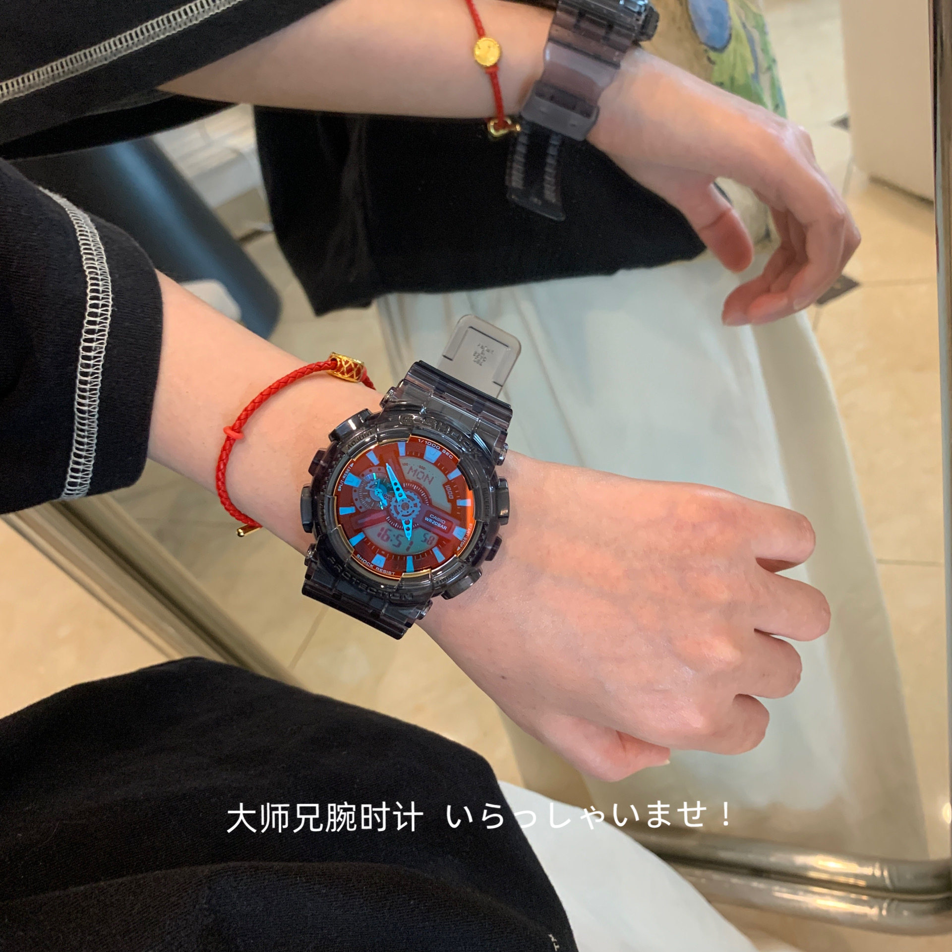 日本直邮 沙滩系列夕阳色Casio卡西欧G-shock大表盘防水运动手表