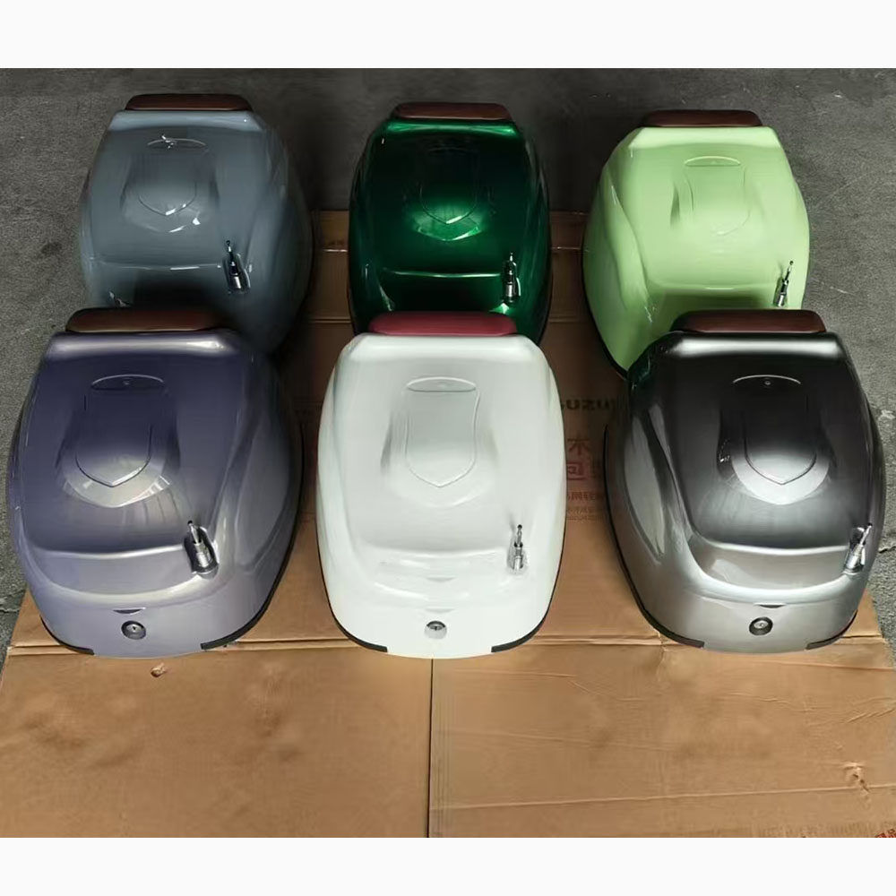 适用于铃木US125T复古后尾箱大容量货架载物摩托车后备箱加大38L