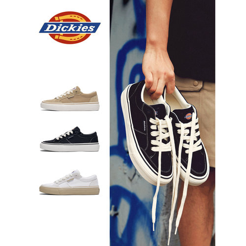 Dickies2026夏季新款低帮帆布鞋