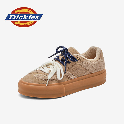 Dickies加绒保暖厚底德训女鞋