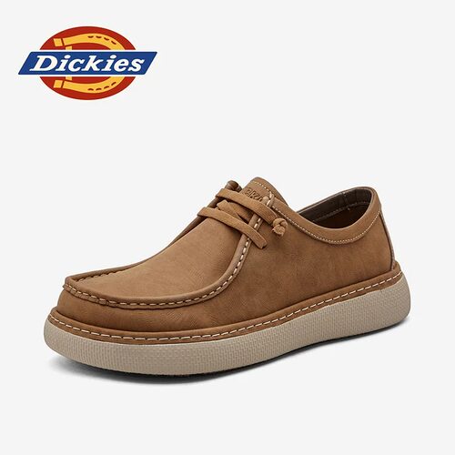 Dickies男鞋2026夏季新款男士休闲鞋子皮鞋百搭厚底工装鞋袋鼠鞋