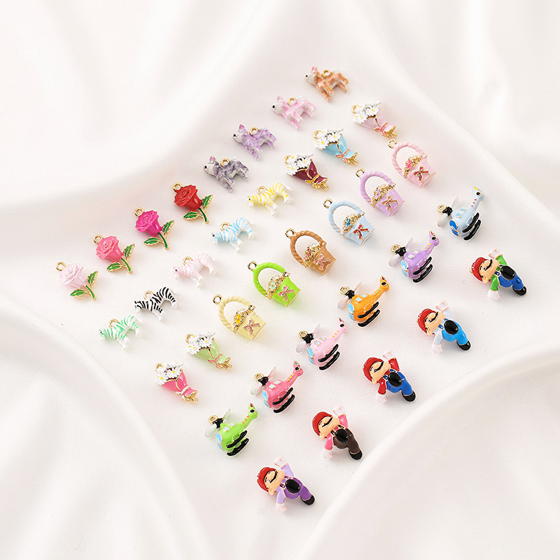 镀14k真金保色卡通超级玛丽直升机花朵豹吊坠diy手链项链饰品配件,饰品/流行首饰/时尚饰品新,其他DIY饰品配件,淘宝优惠券,粉丝福利购,淘宝优惠卷