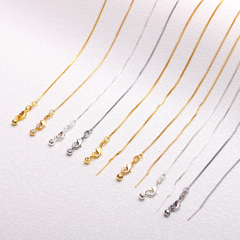 diy1814K包金针式调节保色饰品配