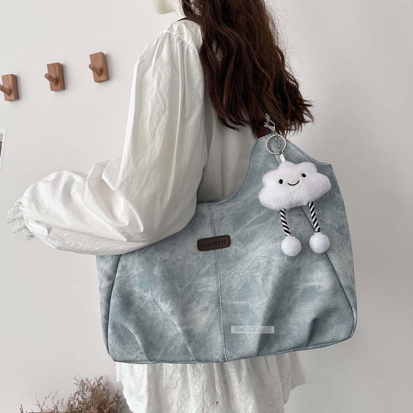 百搭托特包女休闲软皮革通勤上班单肩包大容量大学生上课手提袋潮,箱包皮具/热销女包/男包,托特包,淘宝优惠券,粉丝福利购,淘宝优惠卷