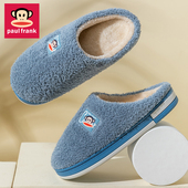 大嘴猴冬季 情侣女居家室内加厚软底轻便拖鞋 棉拖鞋 女保暖加绒棉鞋