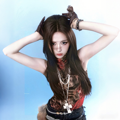 杨超越同款个性印花立领时尚背心