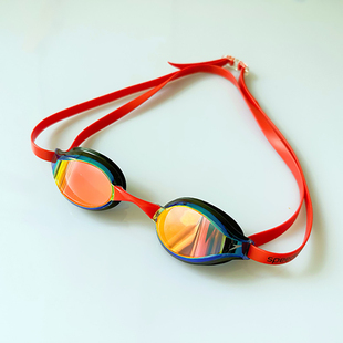 speedo泳镜男防水防雾高清竞赛训练镀膜舒适大框女专业游泳眼镜