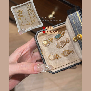 轻奢国风项链高级感玉质细腻封金底水沫玉吊坠锁骨链女士小众