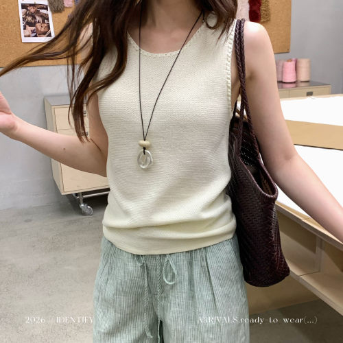 夏季慵懒显瘦针织背心女外穿内搭