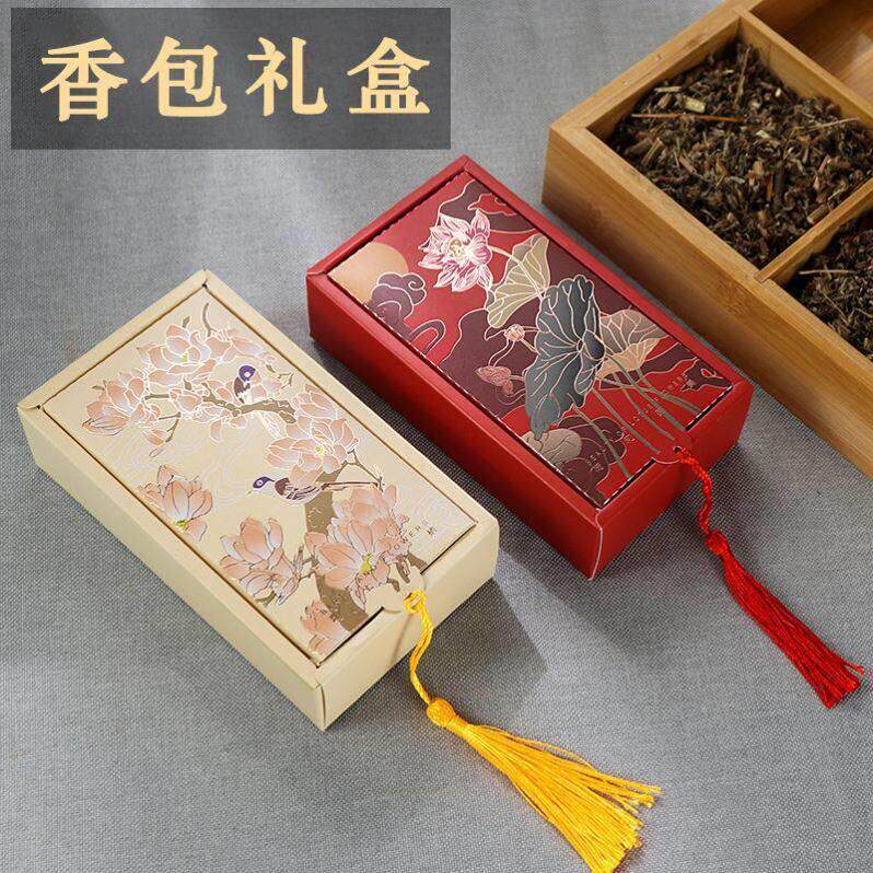新款香包礼盒空盒子包装盒节日送礼精致礼盒结婚喜糖盒烫金礼物盒