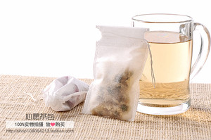 包邮100个10*12cm/无纺布抽线/茶包袋/泡茶袋/中药袋煲汤袋足浴袋
