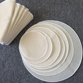 蒸笼布纯棉纱布 蒸馒头垫不粘蒸包子饺子垫家用圆形包边屉布