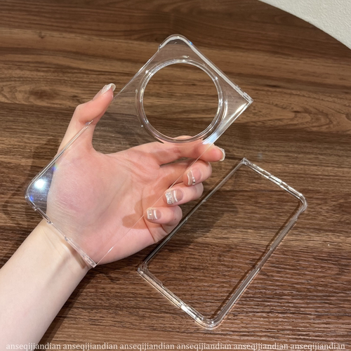 透明壳前框前壳后壳适用于vivo x fold6手机壳折叠屏xfold5不发黄超薄硬壳简约防摔 XFold3Pro保护壳男女款