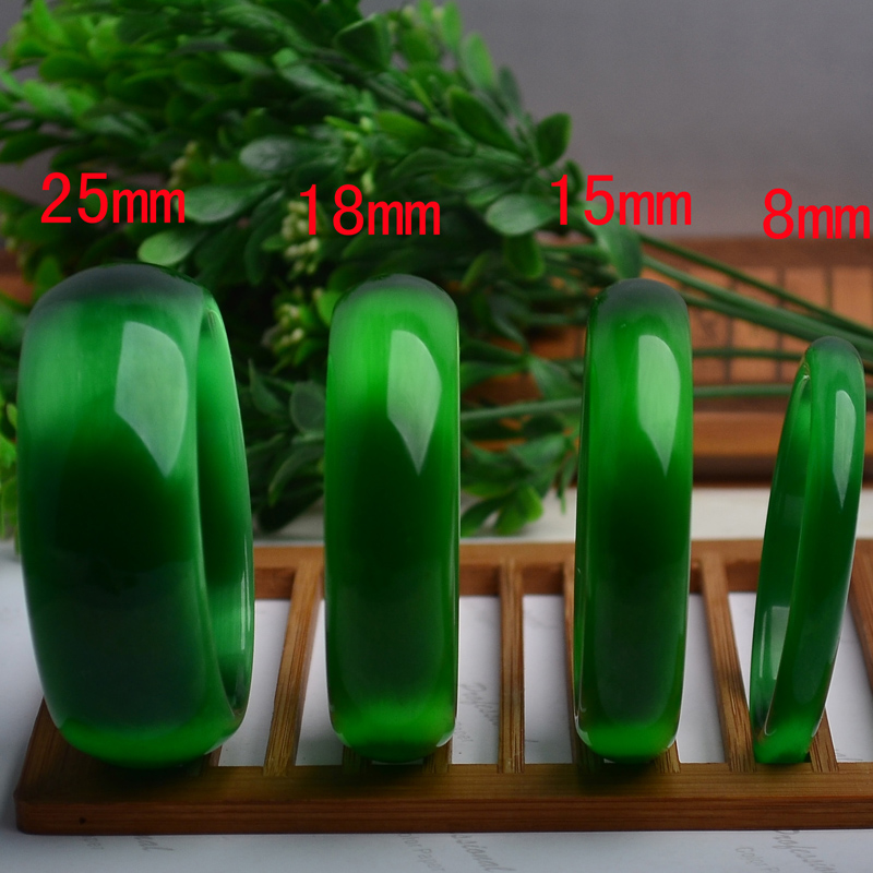 正品韩版翡翠绿猫眼石手链女饰品