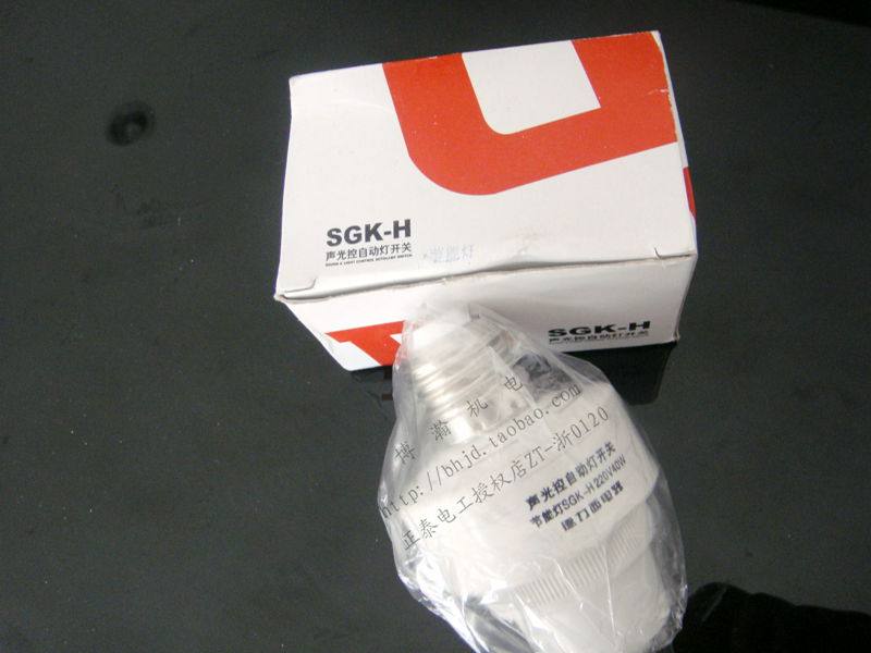 德力西家用自动控制SGK-H灯头声光控开关  可控节能灯 LED灯