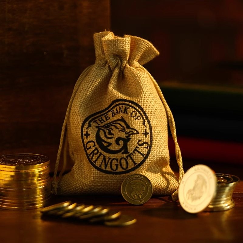 哈利波特周边古灵阁金币金加隆银西可纳特纪念币环球影城生日礼物