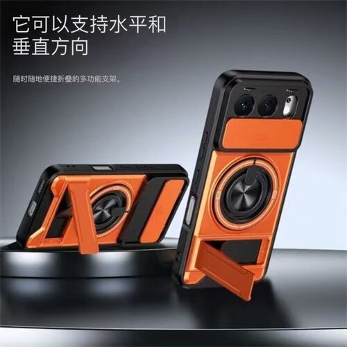 推拉窗荣耀500防摔手机壳Honor500吸无线充指环横竖隐形多功能支架MEYANOO镜头ry500全包保护壳