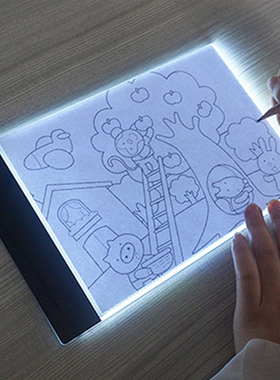 A3A4A5拷贝台临摹板LED专业素描透写动漫透光板练字钻石画发光板