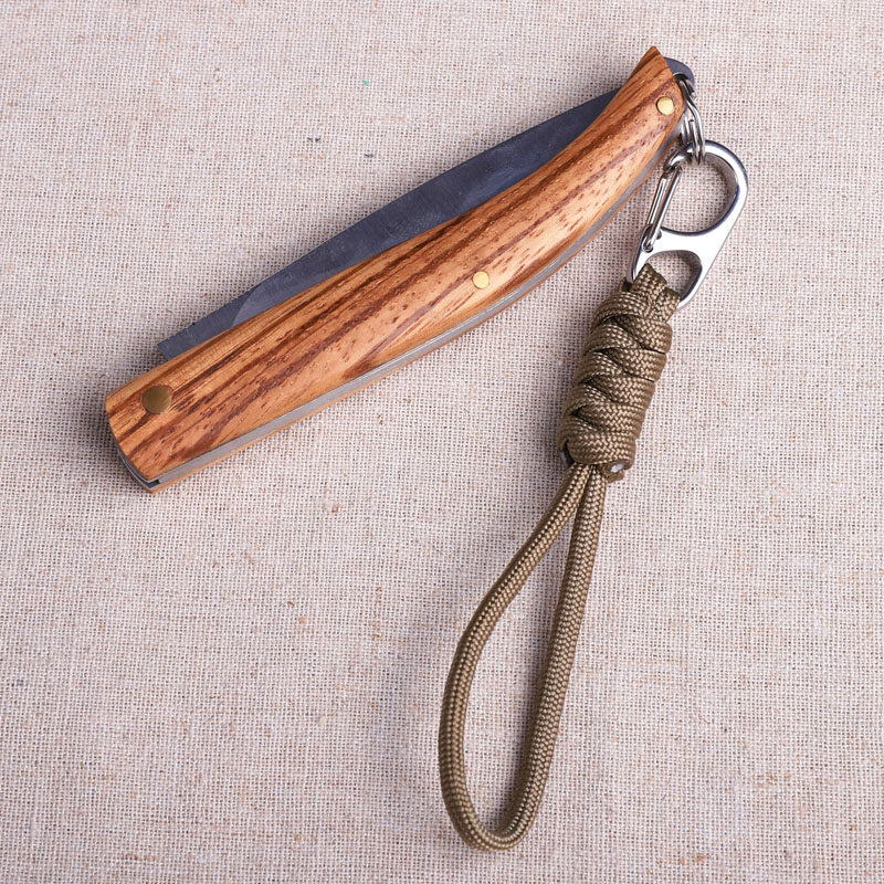 不锈钢 多用途挂扣挂绳伞绳编制手工编织钥匙扣挂脖绳金属扣刀坠