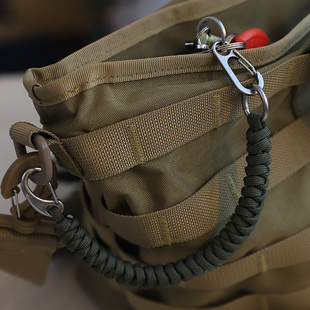 户外伞绳编制编织救生手环手链多用途挂绳腕绳钥匙绳刀手电连接绳