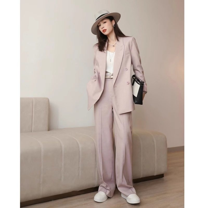 欧货时尚小西装套装女秋季2024新款高级感休闲西服外套上衣两件套