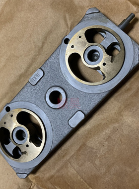 韩独挖机液压泵HPV091DW零件配油盘平面EX200-2工程机械柱塞配件