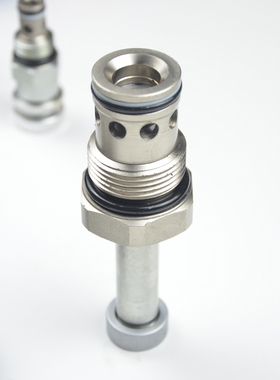 液压螺纹插装电磁阀DHF16-221 SV16-21NOP二位二通常开大流量配件